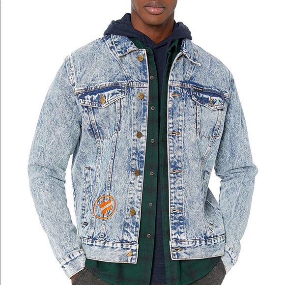 NICKELODEON MEMBERS ONLY DENIM TRUCKER JACKET - Picture 2 of 3